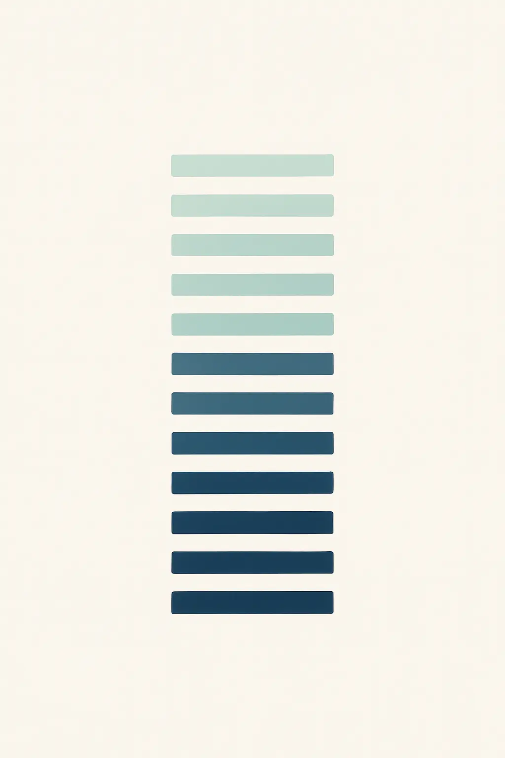 Abstract illustration of a codebook growing then stabilising across successive transcripts