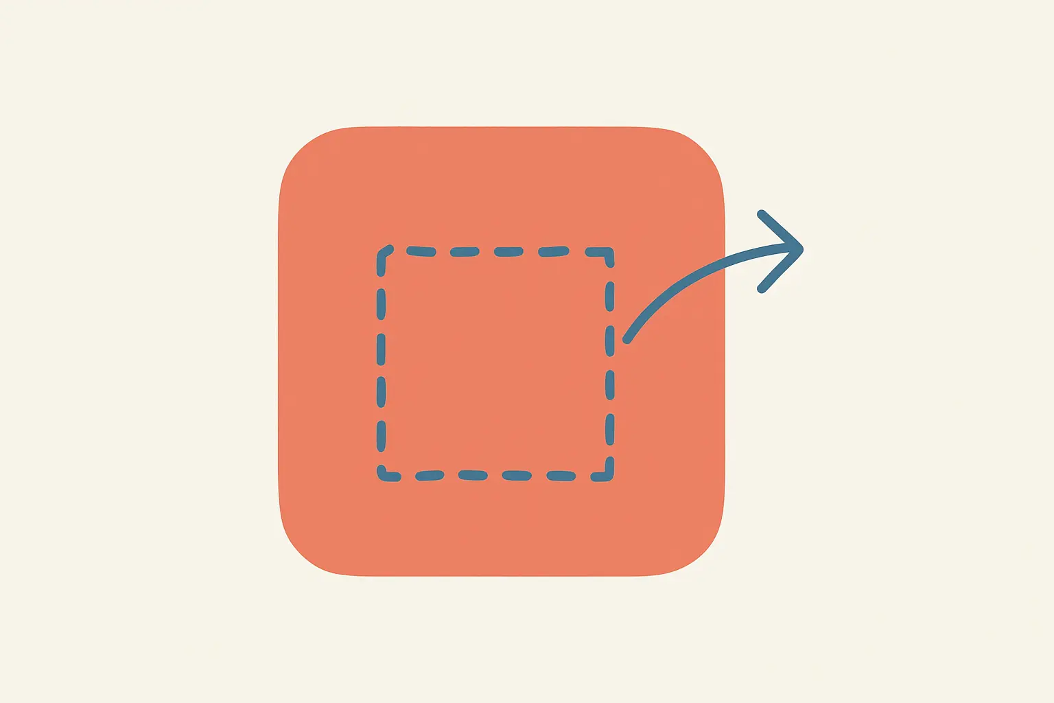 Abstract illustration of an older institutional container absorbed into a newer one