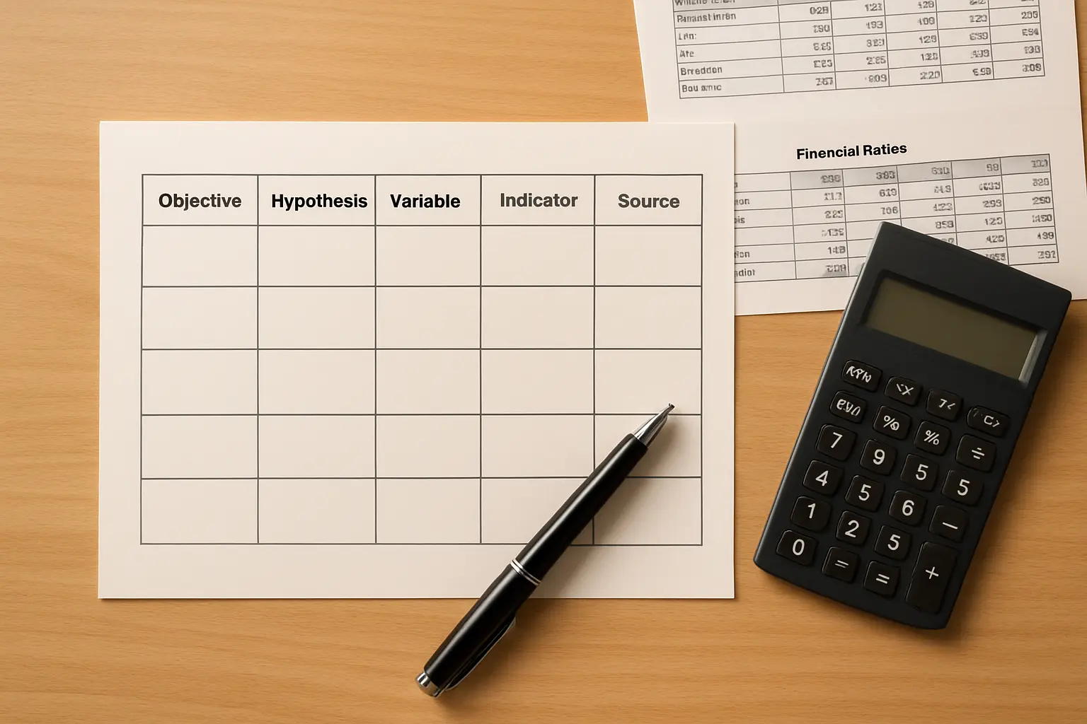 Hypothesis, Variables and Indicators: A Consistency Matrix for an Accounting and Finance Dissertation in India (2026)
