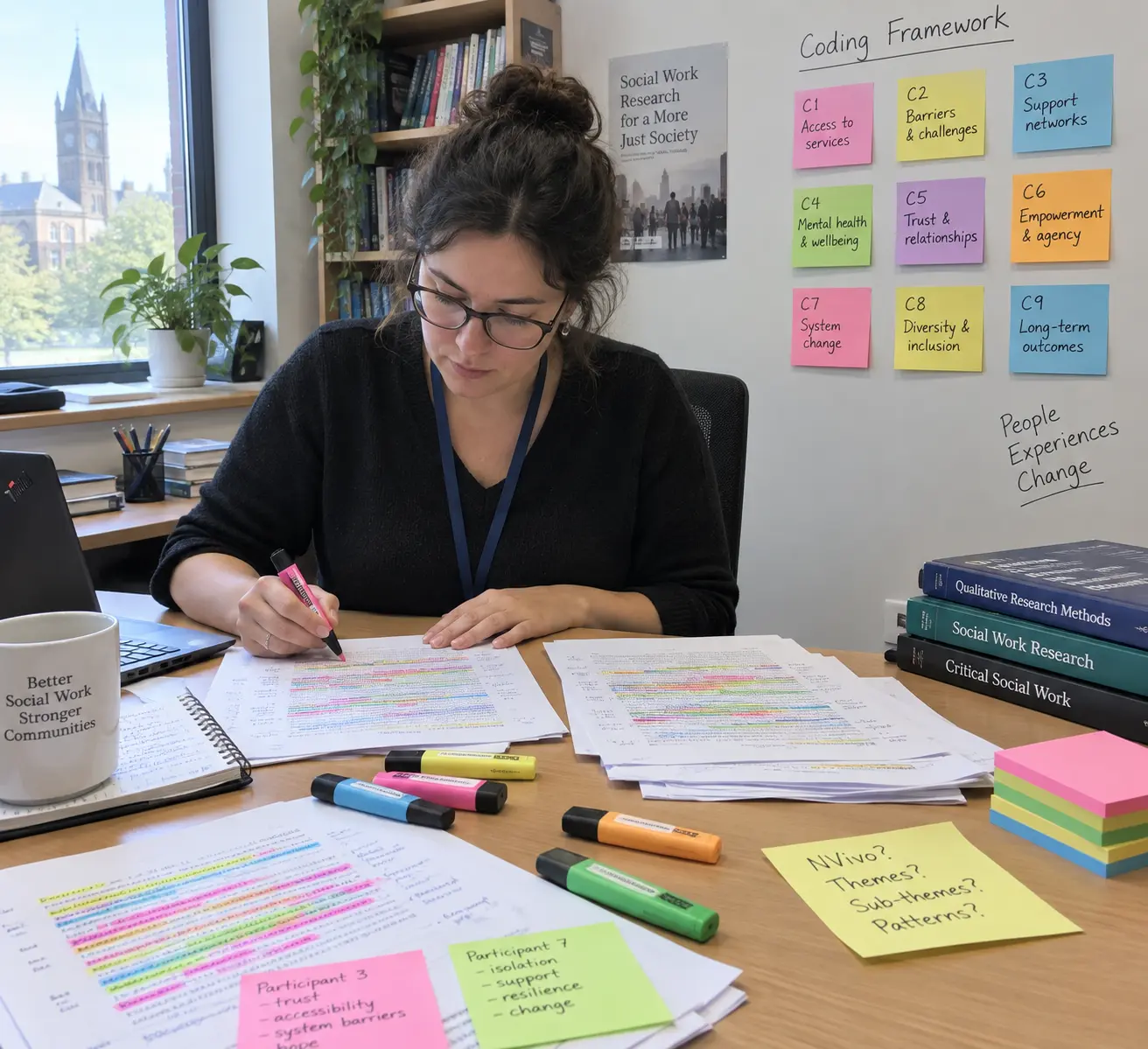 How to Do a Thematic Analysis for a Social Work Thesis in India: A Worked Example (2026)