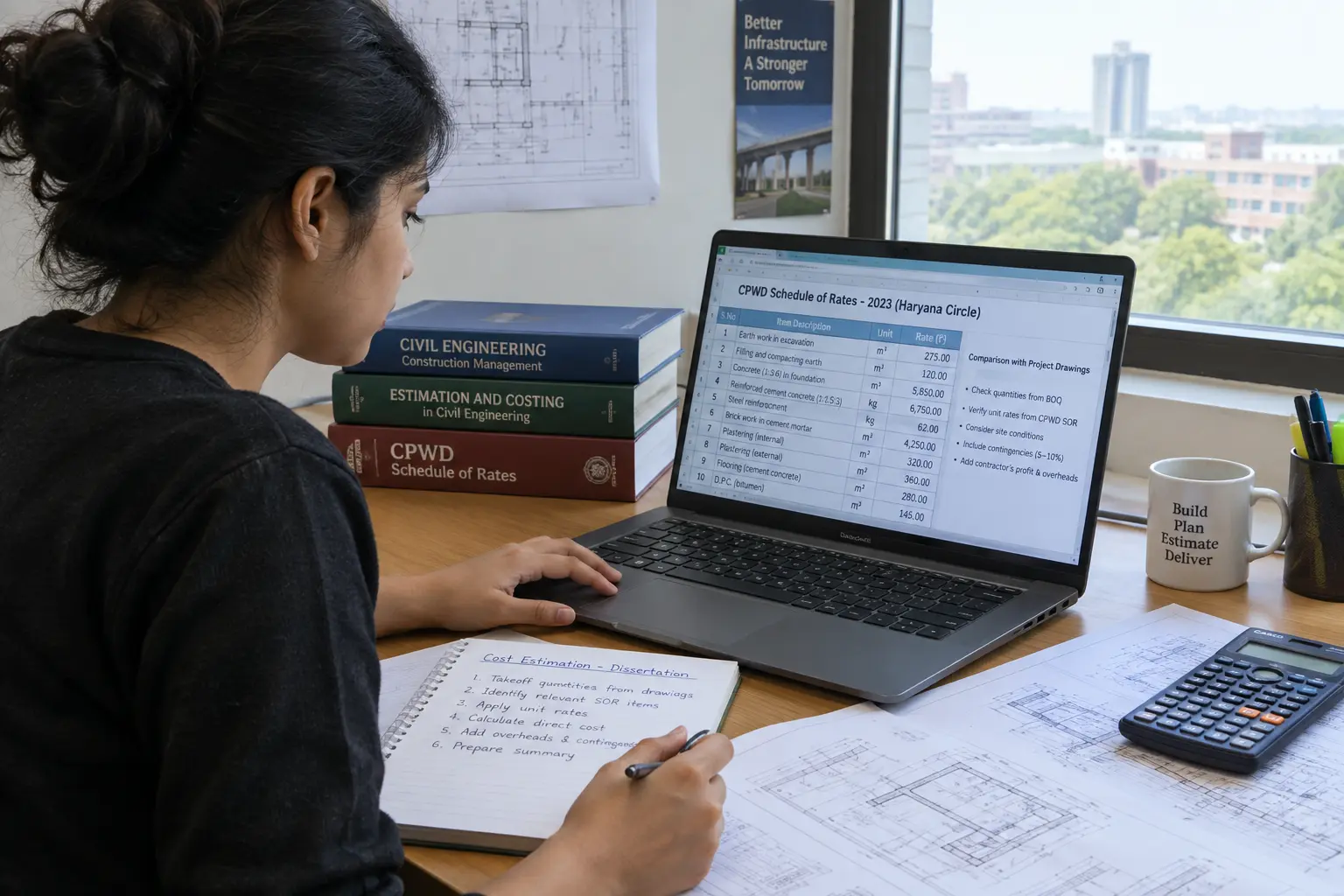 Civil Engineering Dissertation Data in India: CPWD Schedules, IRC Codes and CWC Compared (2026)